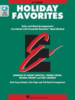 Paperback Essential Elements Holiday Favorites: BB Clarinet Book with Online Audio Book