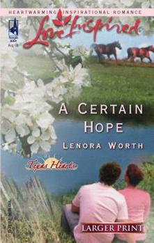Mass Market Paperback A Certain Hope [Large Print] Book