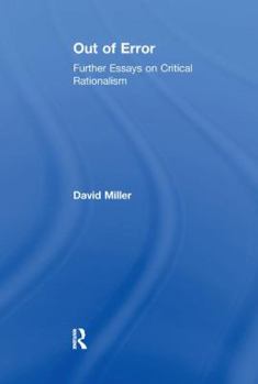 Paperback Out of Error: Further Essays on Critical Rationalism Book