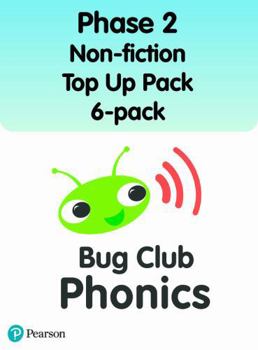 Paperback Bug Club Phonics Phase 2 Non-fiction Top Up Pack 6-pack (96 books) Book