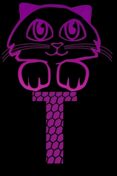 Letter T : Monogram Journal / Notebook For Cats Lovers, Notebook for Women, Girls and School: Blank lined journal diary notebook Size at 6 x 9 with 120 pages