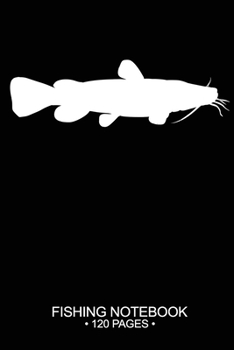 Paperback Fishing Notebook 120 Pages: 6"x 9'' Blank Paper Sheets Paperback Log-Book Cool Unique Freshwater Game Fish Saltwater Fly Journal Composition Notes Book