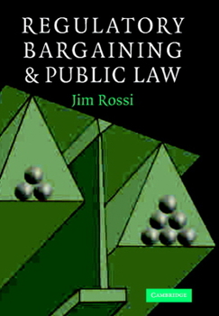 Hardcover Regulatory Bargaining and Public Law Book