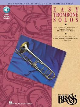 Paperback Canadian Brass Book of Easy Trombone Solos Book/Online Audio Book