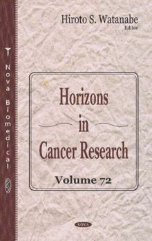 Hardcover Horizons in Cancer Research Book