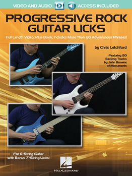Paperback Progressive Rock Guitar Licks Book