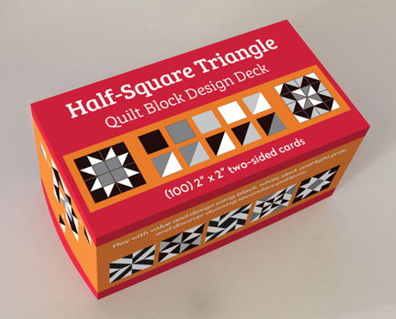 Paperback Half-Square Triangle Quilt Block Design Deck Book
