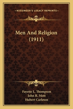 Paperback Men And Religion (1911) Book
