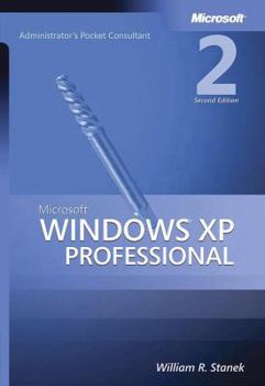 Paperback Microsofta Windowsa XP Professional Administrator's Pocket Consultant Book