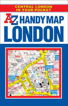 Paperback Handy Map of Central London Book