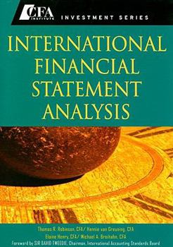 Hardcover International Financial Statement Analysis Book