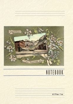 Paperback Vintage Lined Notebook Greetings from Telluride, Colorado Book
