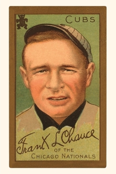 Paperback Vintage Journal Early Baseball Card, Frank Chance Book