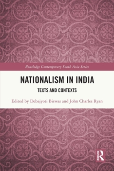 Paperback Nationalism in India: Texts and Contexts Book