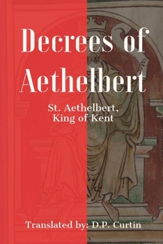 Paperback Decrees of Aethelbert Book