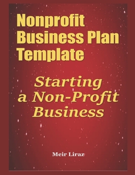 Paperback Nonprofit Business Plan Template: Starting a Non-Profit Business Book