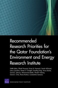 Paperback Recommended Research Priorities for the Qatar Foundation's Environment and Energy Research Institute Book