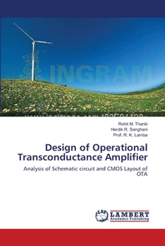 Paperback Design of Operational Transconductance Amplifier Book