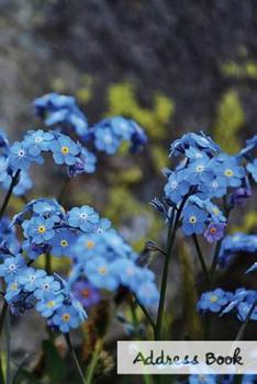 Address Book. (Flower Edition Vol. 46): Glossy And Soft Cover, Large Print, Font, 6" x 9" For Contacts, Addresses, Phone Numbers, Emails, Birthday And