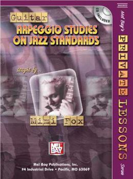 Paperback Mel Bay Guitar Arpeggio Studies on Jazz Standards Book