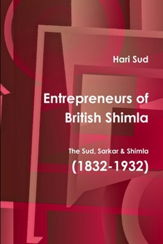 Paperback Entrepreneurs of British Shimla Book