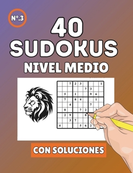 Paperback Sudoku Nivel Medio: 25 rompecabezas para Aficionados y Entusiastas [Spanish] Book