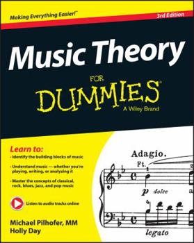 Paperback Music Theory For Dummies, 3rd Edition Book