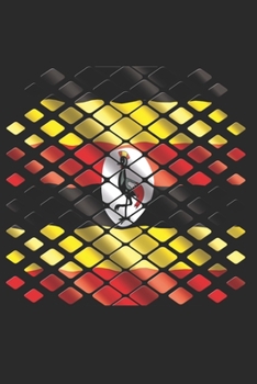 Paperback Uganda Notebook: Uganda Notebook college book diary journal booklet memo composition book 120 sheets - Dot Grid paper 6x9 inch Book
