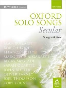 Sheet music Oxford Solo Songs: Secular: 14 songs with piano Book