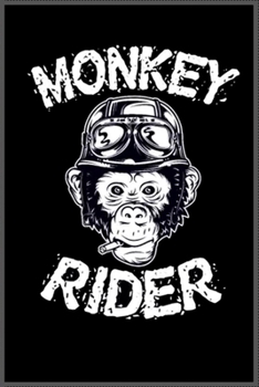 Monkey Rider: Notebook Journal for Kids & men , women…. with more than 100 lined page - Composition Size (6*9)