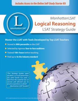 Paperback Manhattan LSAT Logical Reasoning Strategy Guide Book