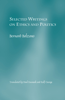 Hardcover Selected Writings on Ethics and Politics Book