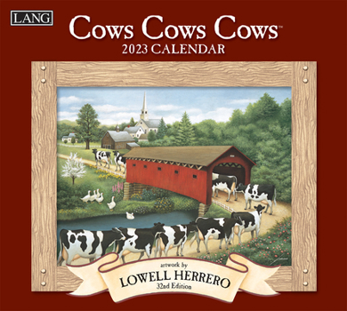 Calendar Cows Cows Cows 2023 Wall Calendar Book