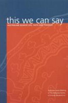 Paperback This We Can Say Book