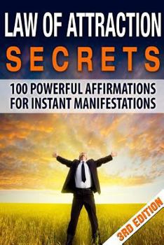 Paperback Law of Attraction Secrets: 100 Affirmations for Instant Manifestations Book
