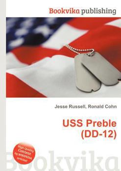 Paperback USS Preble (DD-12) Book