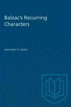 Paperback Balzac's Recurring Characters Book