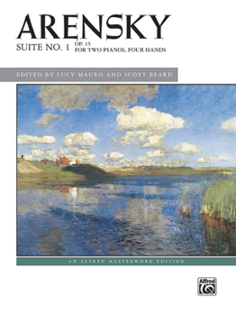 Paperback Arensky -- Suite No. 1, Op. 15 (2p, 4h): For Two Pianos, Four Hands Book