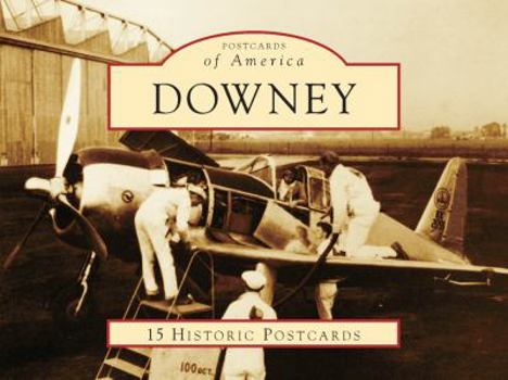 Ring-bound Downey: 15 Historic Postcards Book