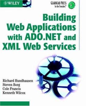 Paperback Building Web Applications with ADO.NET and XML Web Services Book