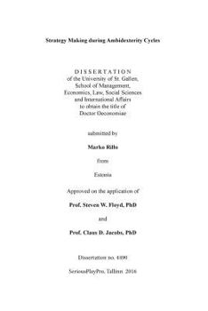 Paperback Strategy Making during Ambidexterity Cycles Book