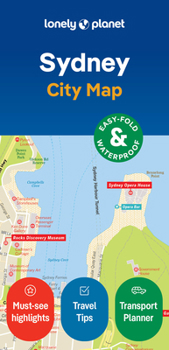 Loose Leaf Lonely Planet Sydney City Map: Durable, Waterproof, Easy-Fold Planning Map with Attractions & Walking Tours Book