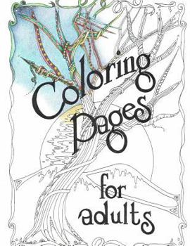 Paperback Adult Coloring Book: Trees: Artist Drawn Original Artwork Book