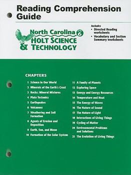 Paperback Science and Technology North Carolina: Reading Comprehension Guide Grade 6 Book