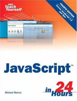 Paperback Sams Teach Yourself JavaScript in 24 Hours Book