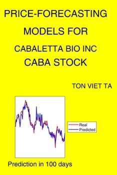Paperback Price-Forecasting Models for Cabaletta Bio Inc CABA Stock Book