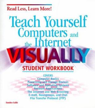 Paperback Teach Yourself Computers and the Internet Visually: Student Workbook Book