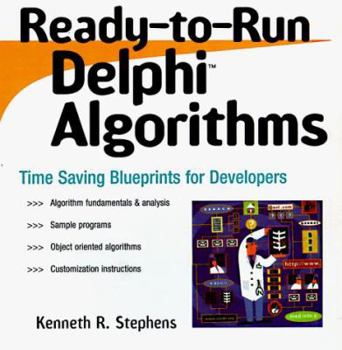 Paperback Ready-To-Run Delphi? 3.0 Algorithms [With Includes Source Code, Test Programs, Databases...] Book