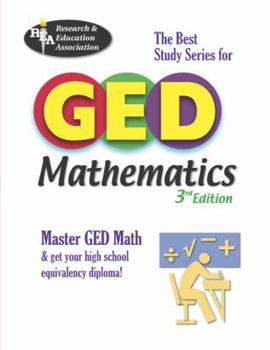 Paperback The Best Study Series for GED Mathematics Book