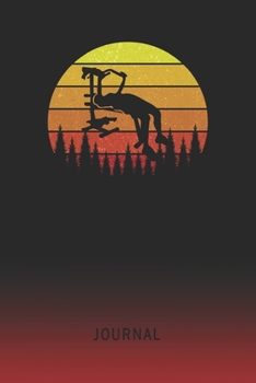 Journal: Blank Weight Lifting Personal Writing Diary | Old School Retro Vintage Sunset 80s Cover | Daily Journalism Diaries for Journalists & Writers ... Set Goals & Write about your Life & Interests